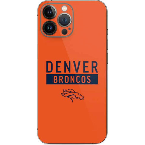 NFL Denver Broncos Orange Performance Series iPhone 13 Pro Max Skin