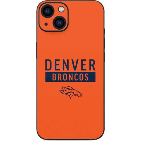 NFL Denver Broncos Orange Performance Series iPhone 13 Skin