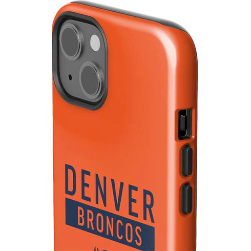 NFL Denver Broncos Orange Performance Series iPhone 14 Plus Impact Case
