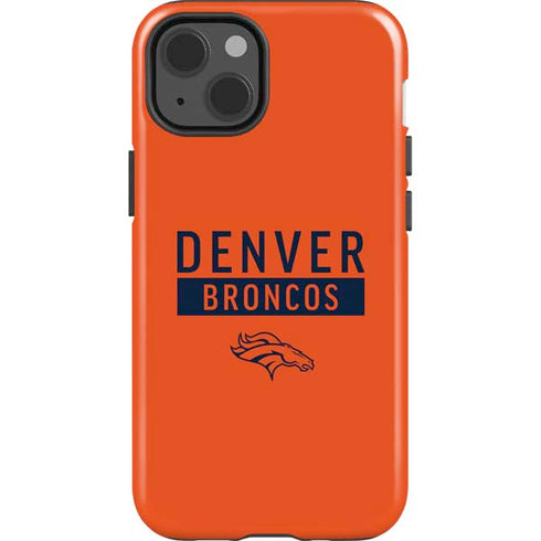NFL Denver Broncos Orange Performance Series iPhone 15 Impact Case