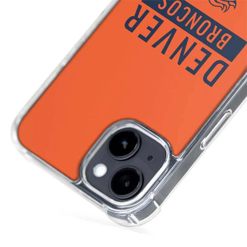 NFL Denver Broncos Orange Performance Series iPhone 15 Plus MagSafe Case