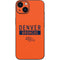 NFL Denver Broncos Orange Performance Series iPhone 15 Plus Skin