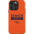 NFL Denver Broncos Orange Performance Series iPhone 15 Pro Impact Case