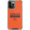 NFL Denver Broncos Orange Performance Series iPhone 15 Pro Max Clear Case