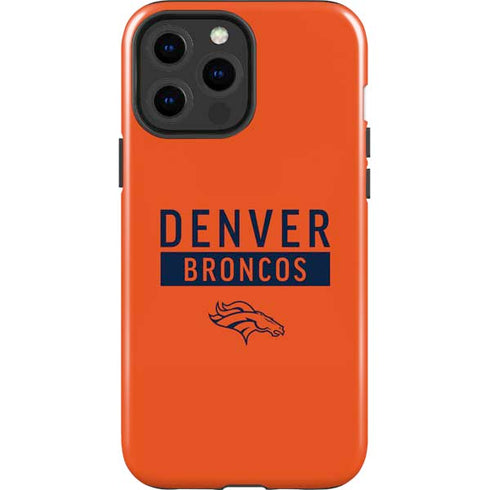 NFL Denver Broncos Orange Performance Series iPhone 15 Pro Max Impact Case
