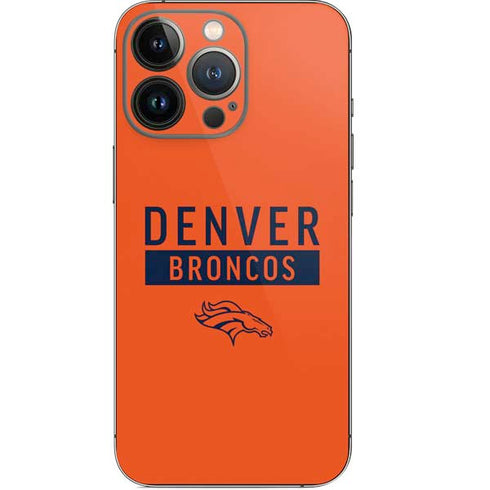 NFL Denver Broncos Orange Performance Series iPhone 15 Pro Skin
