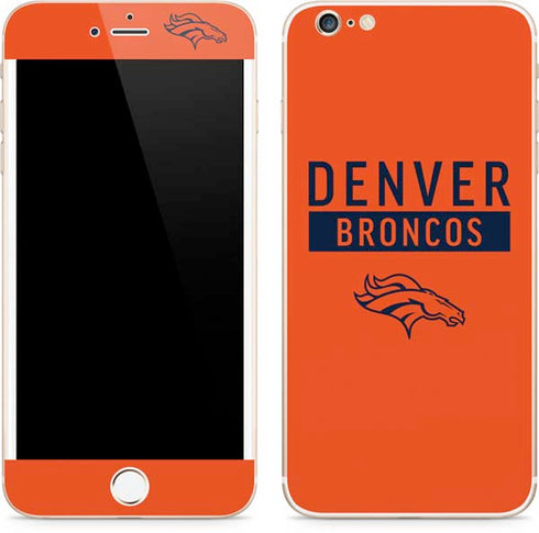 NFL Denver Broncos Orange Performance Series iPhone 6/6s Plus Skin