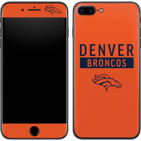 NFL Denver Broncos Orange Performance Series iPhone 8 Plus Skin