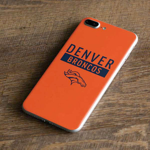 NFL Denver Broncos Orange Performance Series iPhone 8 Plus Skin