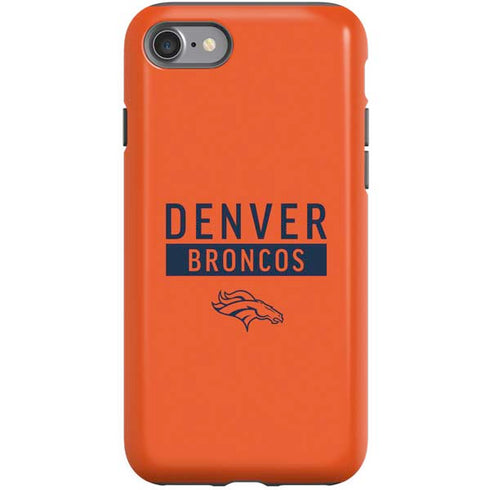 NFL Denver Broncos Orange Performance Series iPhone SE (2nd & 3rd Gen) Pro Case