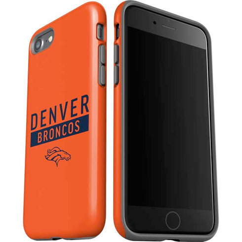NFL Denver Broncos Orange Performance Series iPhone SE (2nd & 3rd Gen) Pro Case