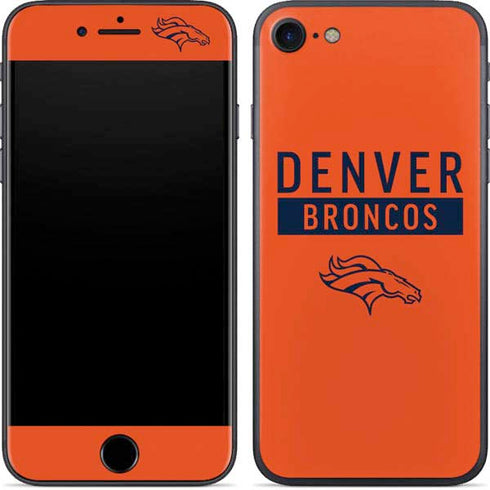 NFL Denver Broncos Orange Performance Series iPhone SE (2nd & 3rd Gen) Skin