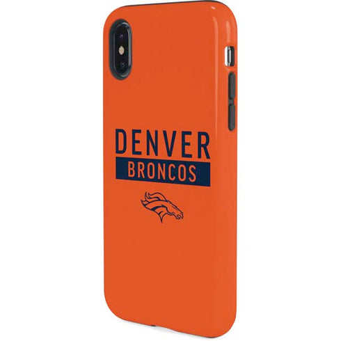 NFL Denver Broncos Orange Performance Series iPhone X Pro Case