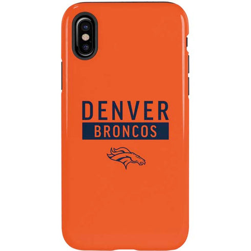 NFL Denver Broncos Orange Performance Series iPhone XS Pro Case
