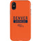 NFL Denver Broncos Orange Performance Series iPhone XS Pro Case