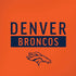 NFL Denver Broncos Orange Performance Series iPhone XS Skin