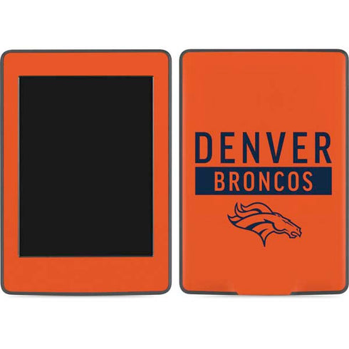 NFL Denver Broncos Orange Performance Series Amazon Kindle Skin