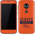 NFL Denver Broncos Orange Performance Series Moto E5 Play Skin