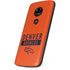 NFL Denver Broncos Orange Performance Series Moto E5 Play Skin