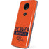 NFL Denver Broncos Orange Performance Series Moto E5 Plus Skin