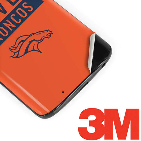 NFL Denver Broncos Orange Performance Series Moto G6 Skin