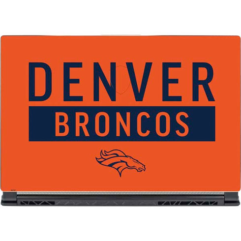 NFL Denver Broncos Orange Performance Series MSI GS65 Stealth Laptop Skin