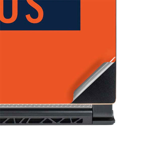 NFL Denver Broncos Orange Performance Series MSI GS65 Stealth Laptop Skin