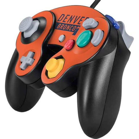 NFL Denver Broncos Orange Performance Series Nintendo GameCube Controller Skin