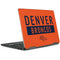 NFL Denver Broncos Orange Performance Series Notebook 9 Pro 13in (2017) Skin