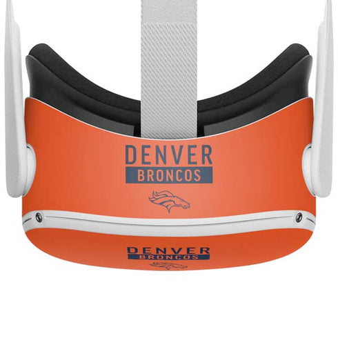 NFL Denver Broncos Orange Performance Series Oculus Quest 2 Skin