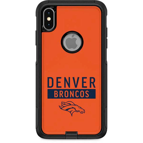 NFL Denver Broncos Orange Performance Series Otterbox Commuter iPhone Skin