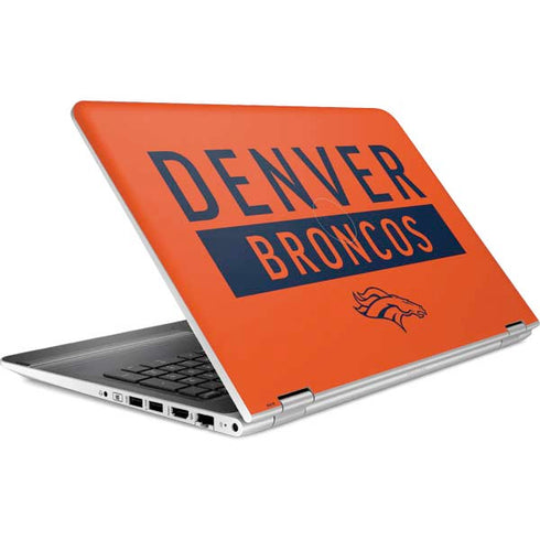 NFL Denver Broncos Orange Performance Series HP Pavilion Skin