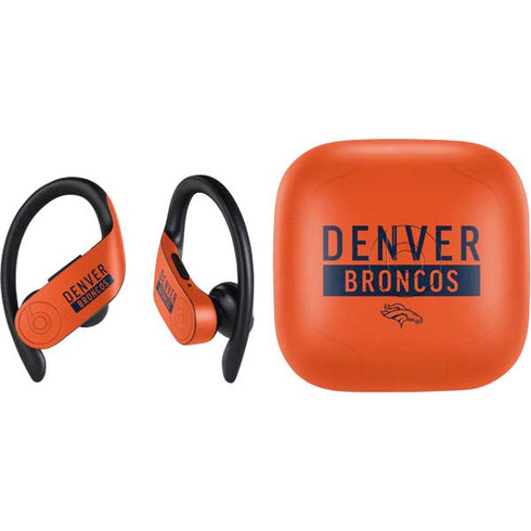NFL Denver Broncos Orange Performance Series PowerBeats Pro Skin