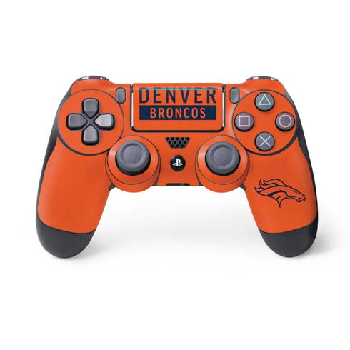 NFL Denver Broncos Orange Performance Series PS4 Pro/Slim Controller Skin
