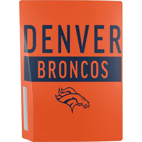 NFL Denver Broncos Orange Performance Series PS5 Bundle Skin