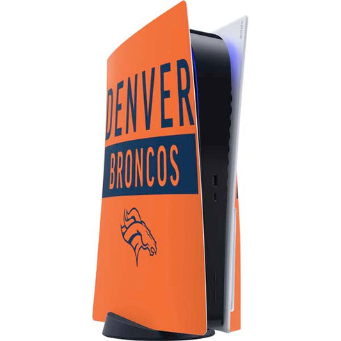 NFL Denver Broncos Orange Performance Series PS5 Console Skin