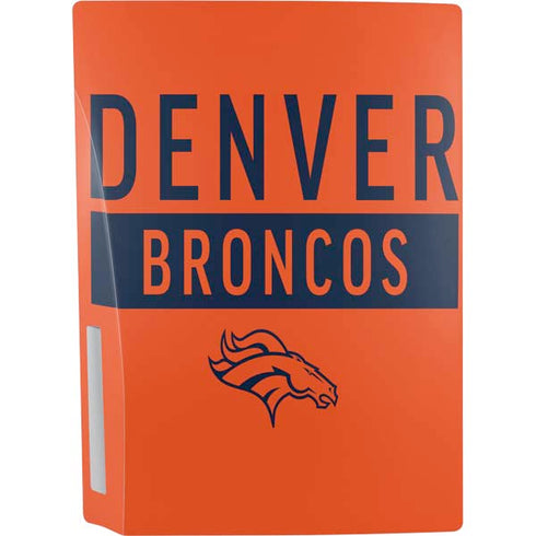 NFL Denver Broncos Orange Performance Series PS5 Console Skin