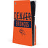 NFL Denver Broncos Orange Performance Series PS5 Slim Disk Console Skin