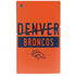 NFL Denver Broncos Orange Performance Series PS5 Slim Disk Console Skin
