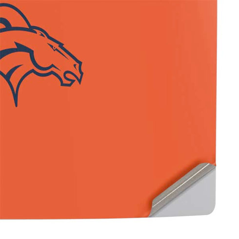 NFL Denver Broncos Orange Performance Series PS5 Slim Disk Console Skin