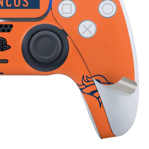 NFL Denver Broncos Orange Performance Series PS5 Slim Digital Edition Bundle Skin