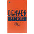 NFL Denver Broncos Orange Performance Series PS5 Slim Digital Edition Console Skin