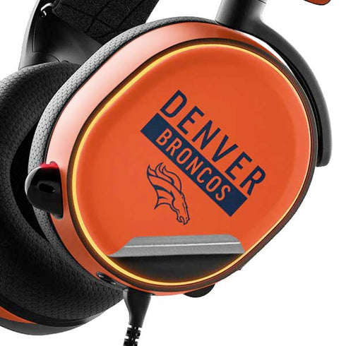 NFL Denver Broncos Orange Performance Series SteelSeries Arctis 3 Skin