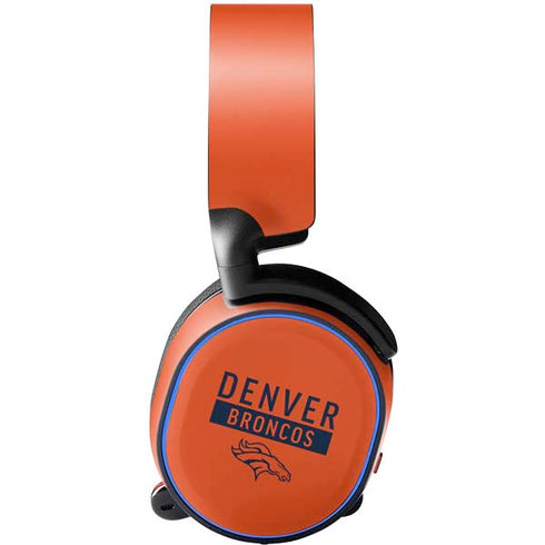 NFL Denver Broncos Orange Performance Series SteelSeries Arctis 5 Skin