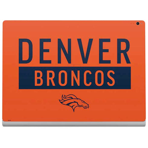NFL Denver Broncos Orange Performance Series Surface Book 2 15in Skin
