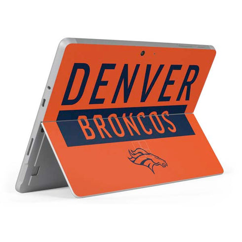 NFL Denver Broncos Orange Performance Series Surface Go Skin