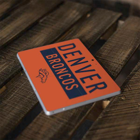 NFL Denver Broncos Orange Performance Series Surface Go Skin