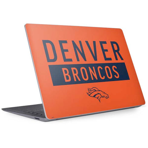 NFL Denver Broncos Orange Performance Series Surface Laptop 3 13.5in Skin