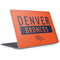 NFL Denver Broncos Orange Performance Series Surface Laptop 3 13.5in Skin