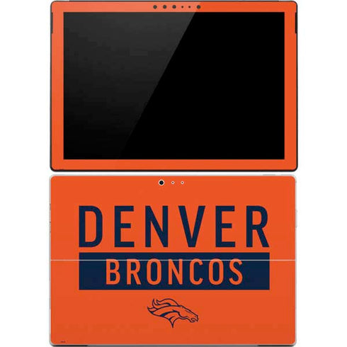 NFL Denver Broncos Orange Performance Series Surface Pro 4 Skin